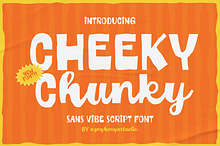 Cheeky Chunky - Sans Vibe Script