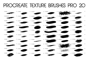 Procreate Texture Brushes PRO! 2.0