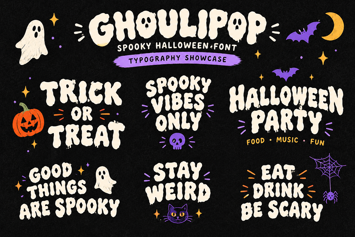 Ghoulipop – Halloween Font, a Handwritten Font by brandingpro (Photo 3 of 4)