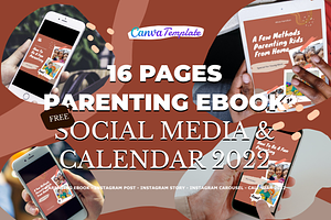 16 Parenting EBook Canva Templates