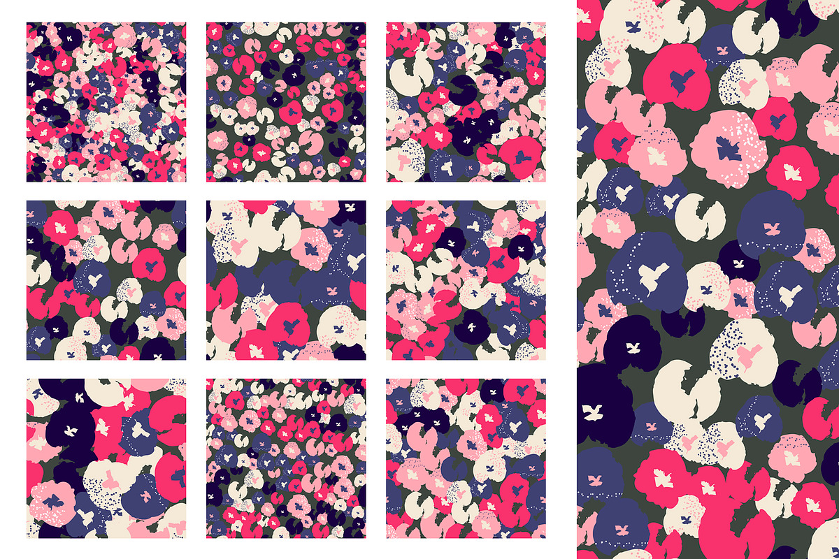 67% OFF Floral patterns bundle, a Pattern Graphic by Ibrin's Shop (Photo 16 of 16)