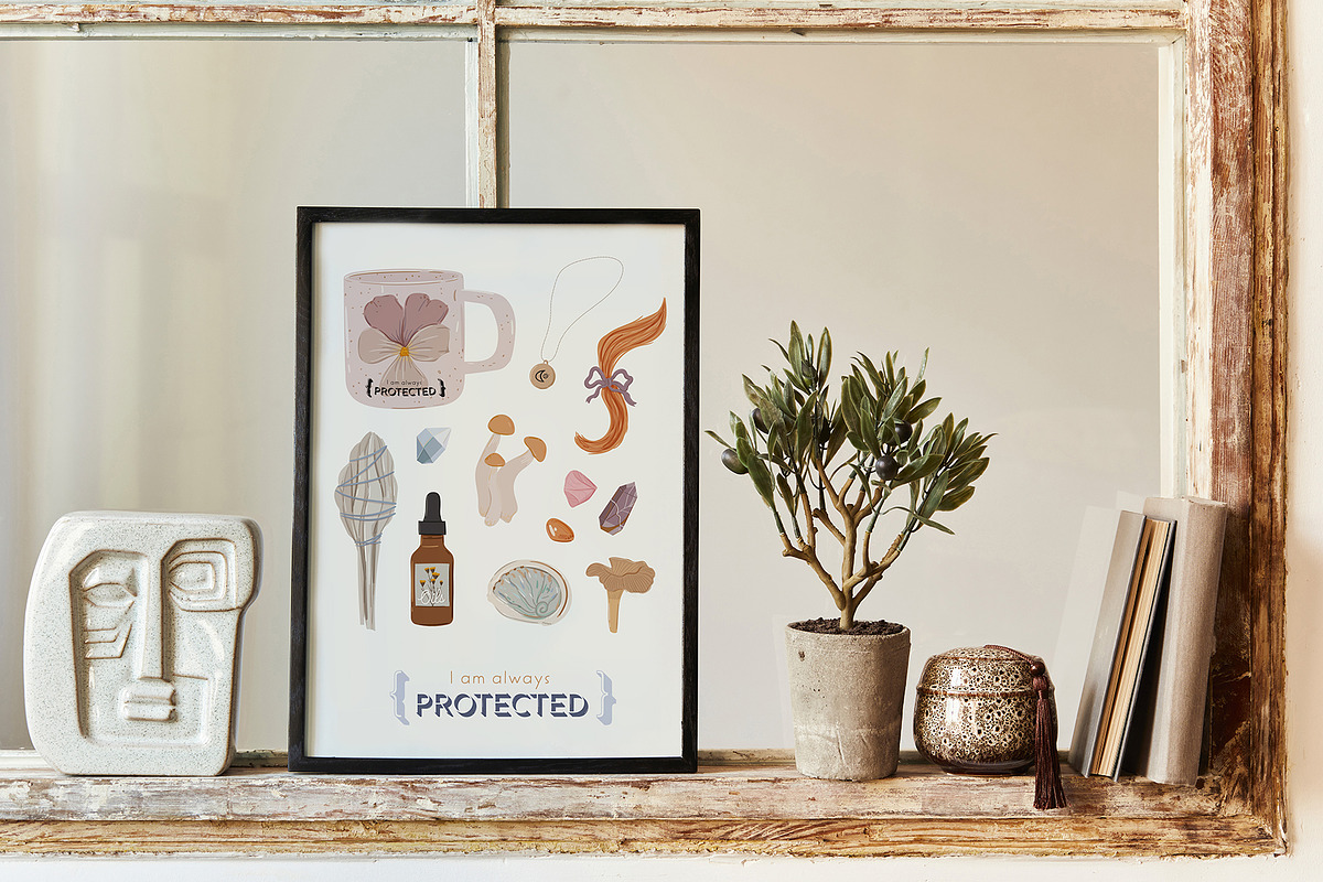 Spiritual Self-Care & Magic Rituals, an Illustration by Ruslana Lubenets (Photo 8 of 14)