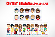 Children Back To School, an Education Illustration by Kakigori Studio (Thumbnail 2 of 3)