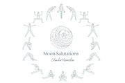SunSalutation MoonSalutation bundle, an Illustration by Sunnyfields (Thumbnail 6 of 9)