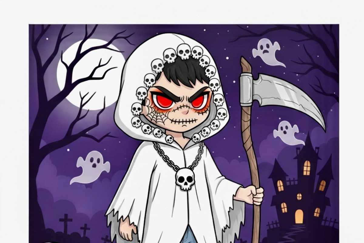 Procreate Halloween Chibi Creator, a Brush Add-On by OneBerryCreations (Photo 9 of 9)