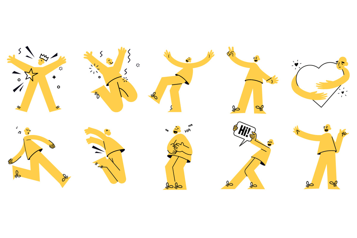 Happy People, a Person Illustration by PureSolution (Photo 2 of 3)