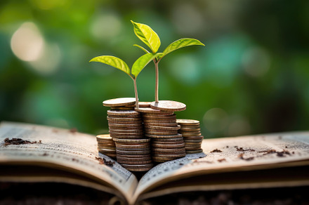 An image that represents the idea of financial growth and invest, a Business Photo by designvectx