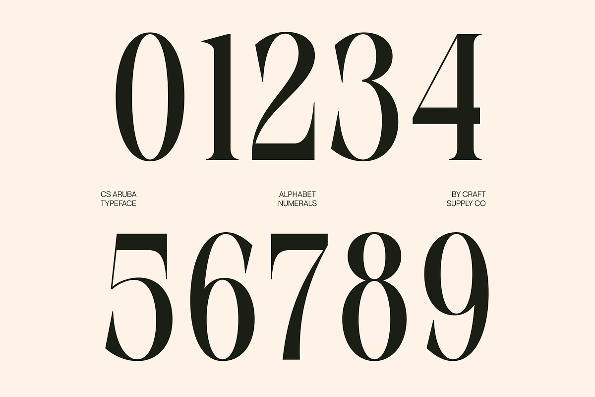 CS Aruba, a Serif Font by Craft Supply Co. (Photo 5 of 8)