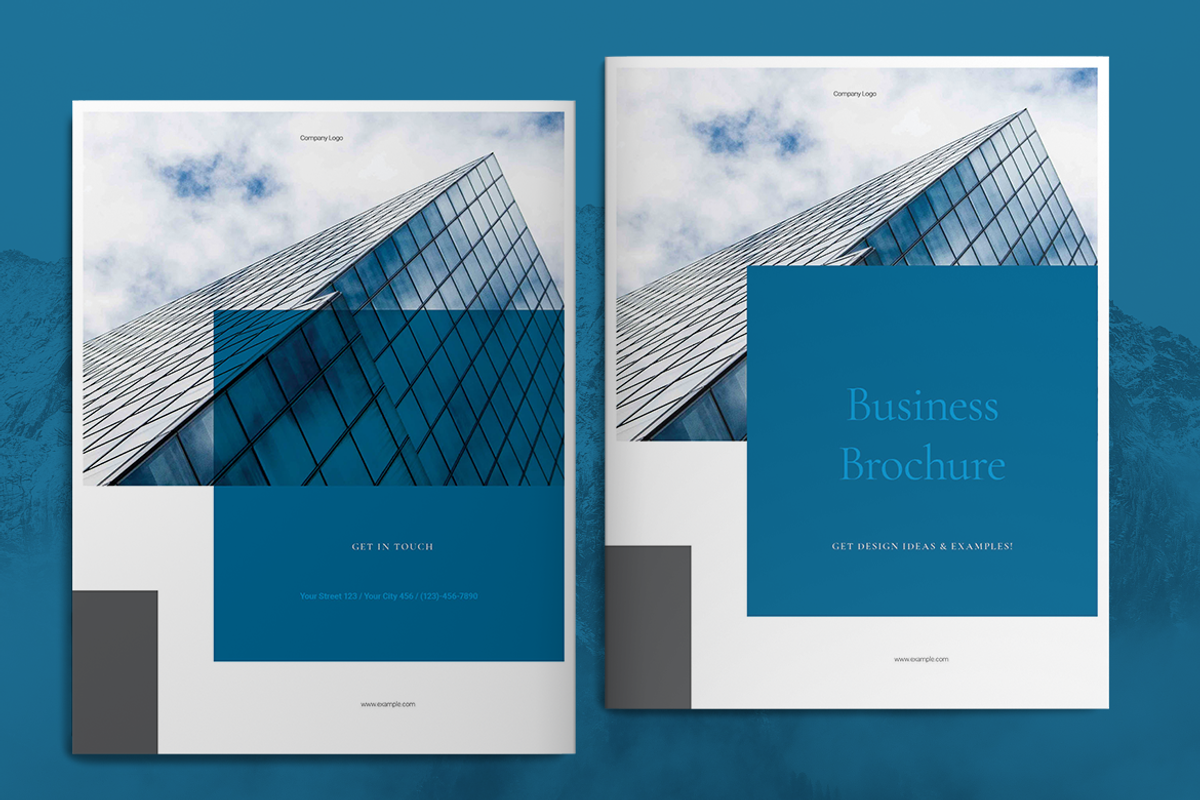 Blue Business Brochure, a Brochure Template by Boris Cupac (Photo 7 of 7)