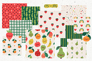 Friut party. Graphic collection, a Decorative Illustration by MagicForestory (Thumbnail 4 of 9)