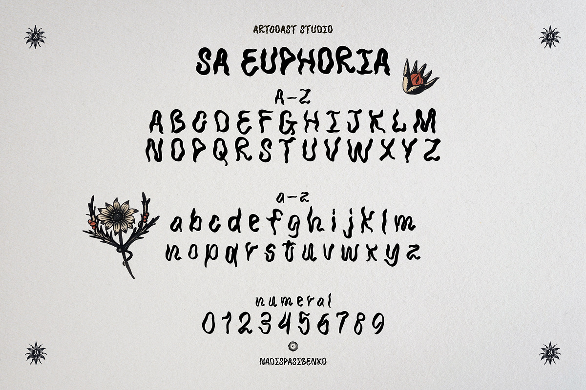 Euphoria Esoteric Font, a Handwritten Font by Artcoast Fonts (Photo 7 of 10)