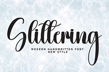 Glittering | Script Font