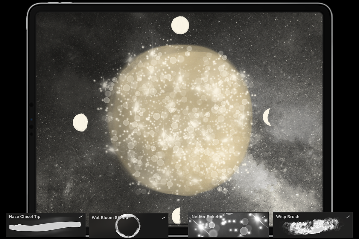 Astro 46 | Procreate Brush Kit, a Brush Add-On by Rachel McBride Creative (Photo 13 of 14)