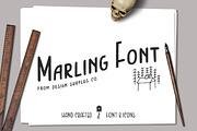 Marling Font, a Sans Serif Font by Design Surplus (Thumbnail 1 of 6)