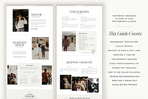 Showit Wedding Guide Template