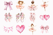 Blush Pink Ballerina Clipart, an Illustration by Design Market (Thumbnail 2 of 5)