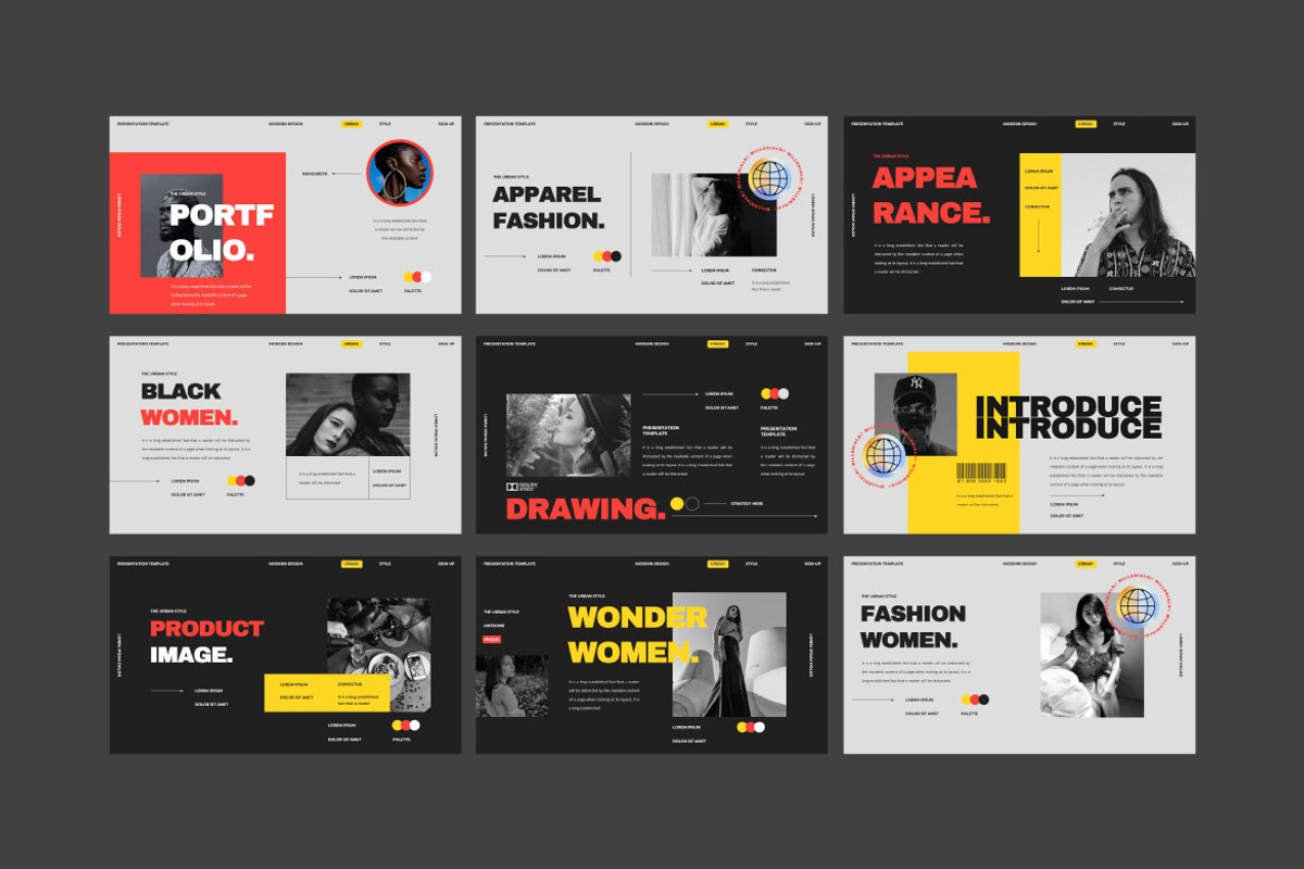 Millenials Presentation Template preview 8