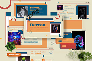 Revrao - NFT Nineties Powerpoint, a Presentation Template by Dhabee