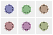Circle Label Template, a Stationery Template by Viaduc (Thumbnail 2 of 2)