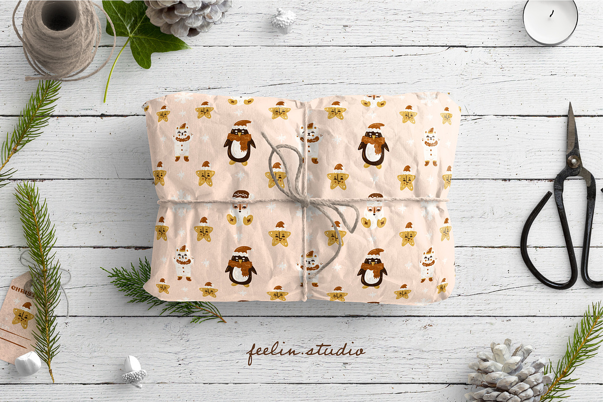 Christmas Collection — Gingerbread, an Animal Illustration by adwintash (Photo 17 of 18)