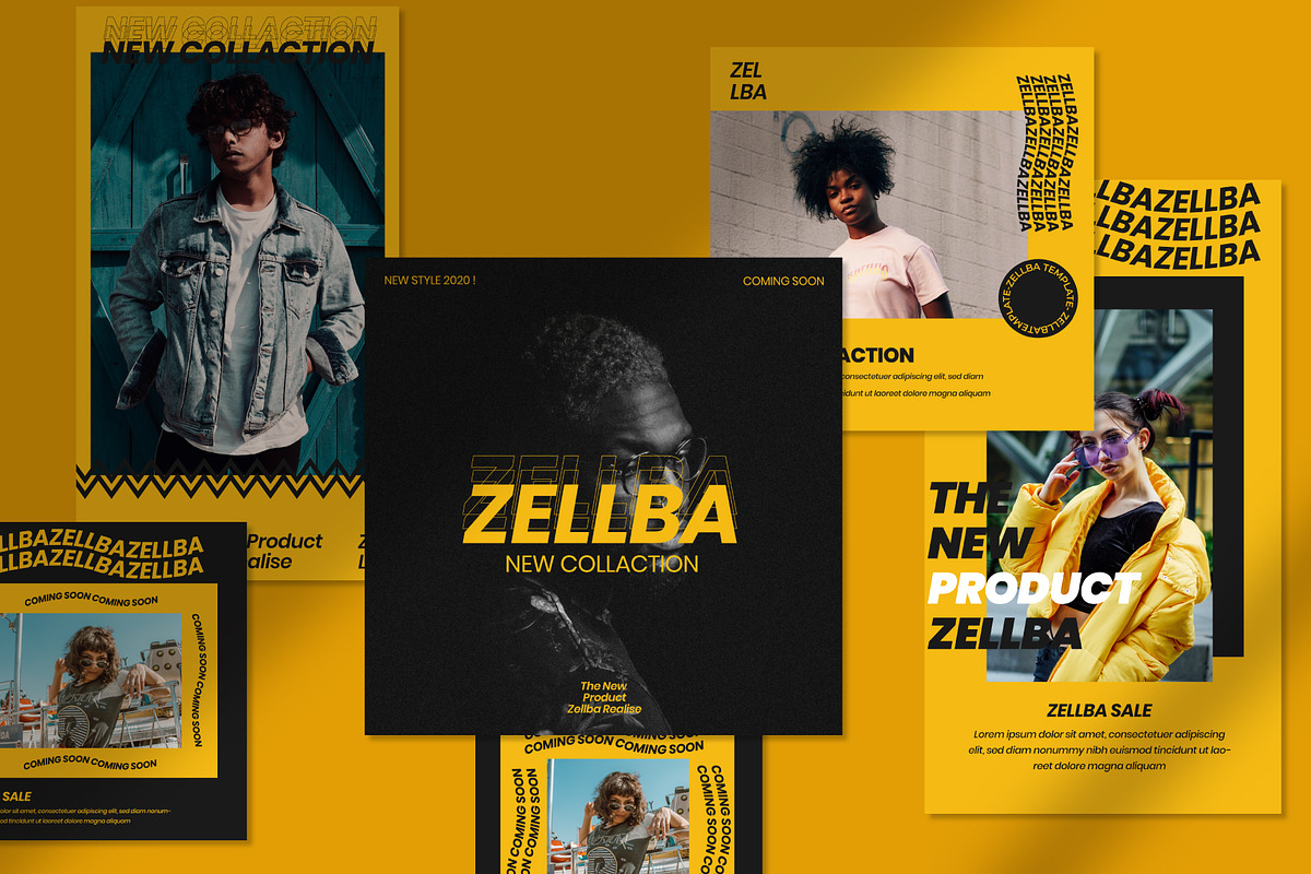 Zellba Urban Instagram Template, a Social Media Template by Compaq_Creative (Photo 3 of 10)