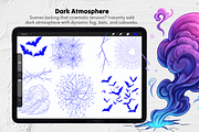 Procreate Gothic Background Stamps, a Brush Add-On by Selentaori Studio (Thumbnail 9 of 13)