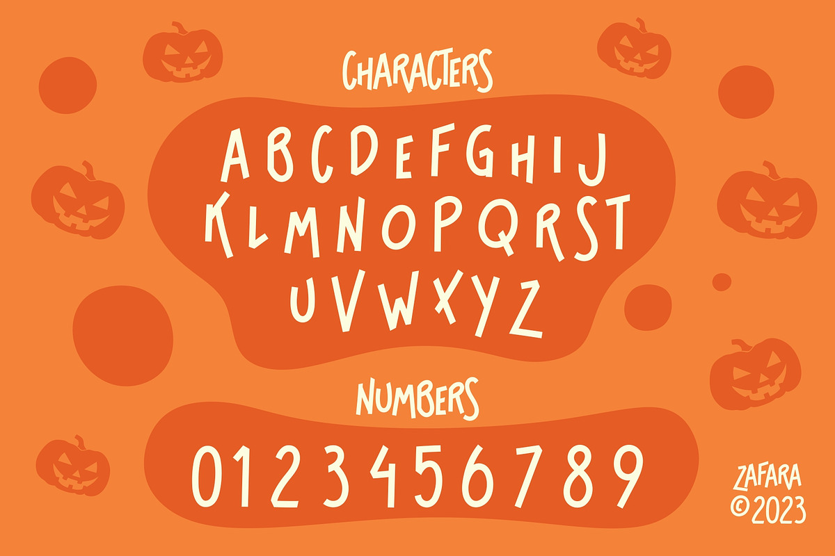 Cloriatte - A Fun Typeface, a Sans Serif Font by Zafara Studios (Photo 5 of 9)