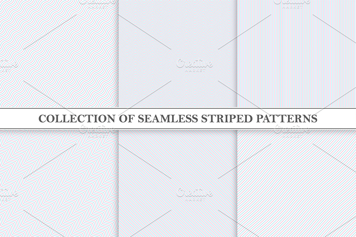 Textured seamless striped patterns, a Texture Graphic by ExpressShop (Photo 1 of 5)