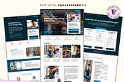 Plumbing Squarespace Template, a Squarespace Template by Template Twist Shop (Thumbnail 2 of 10)