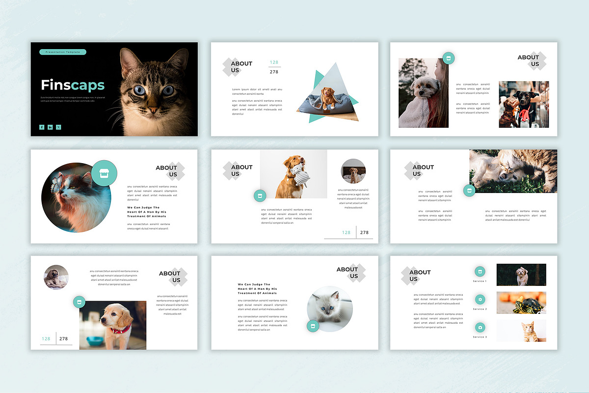 Finscaps - Animal & Pet Services, a Presentation Template by FBSCreative (Photo 2 of 5)