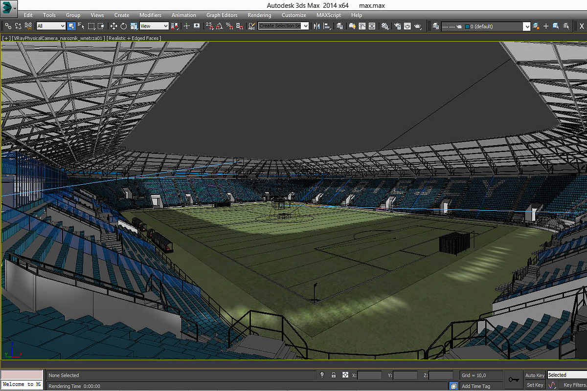 European Soccer Stadium, an Architecture 3D Model by VisualCG (Photo 2 of 3)