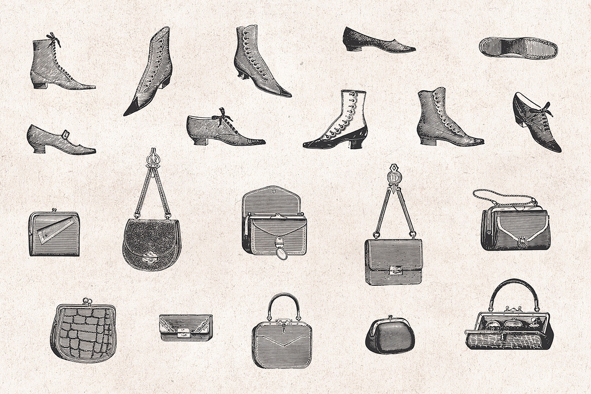 Ladies' Fashion Engravings, an Illustration by Graphic Goods (Photo 6 of 9)