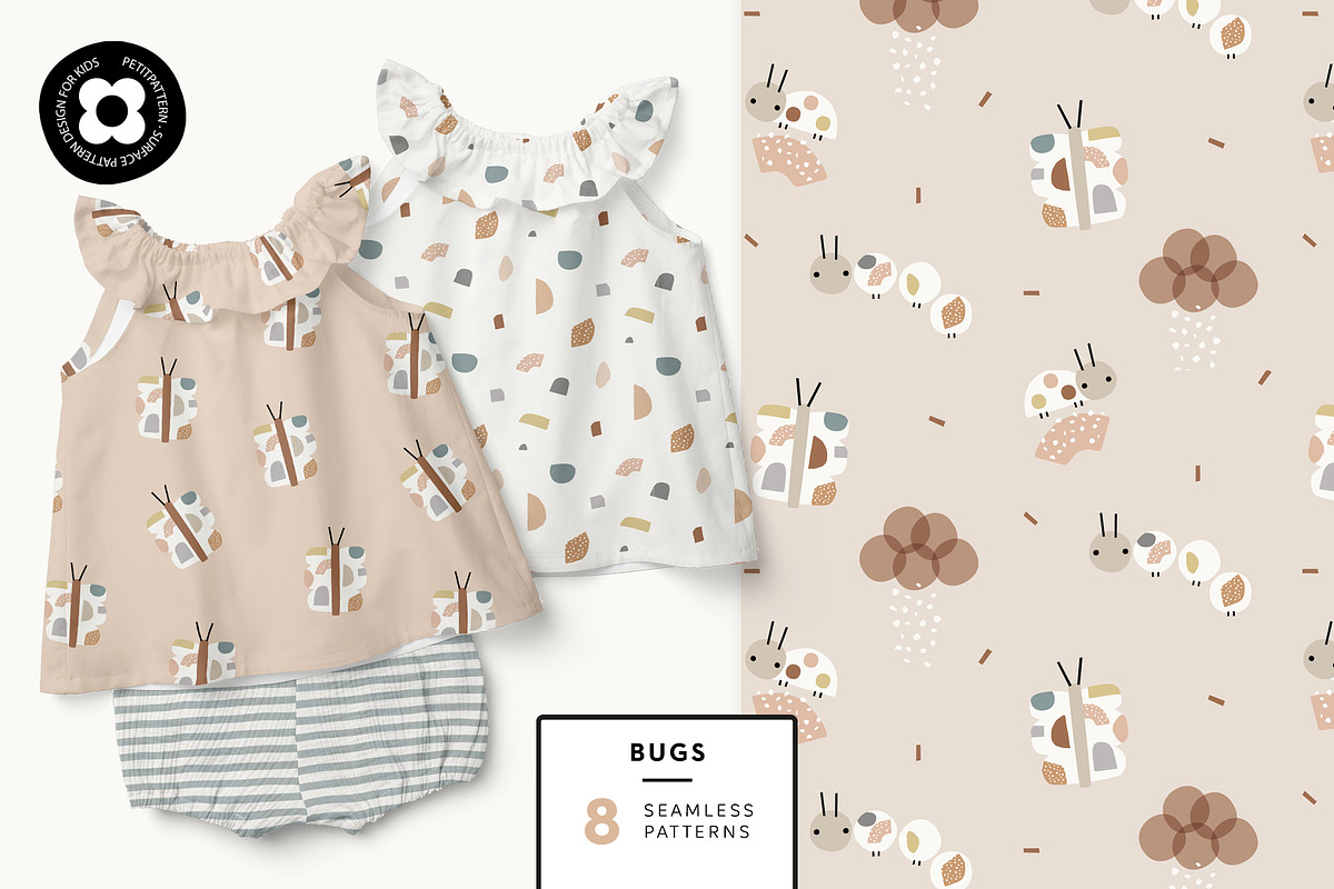 Bugs collection, a Pattern Graphic by Muriel Petitpattern (Photo 1 of 9)