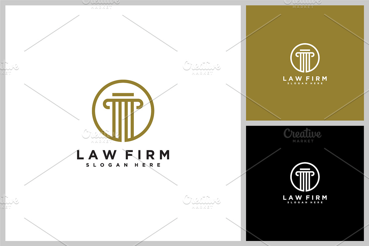 Symbol lawyer attorney advocate, a Branding & Logo Template by quadrazo