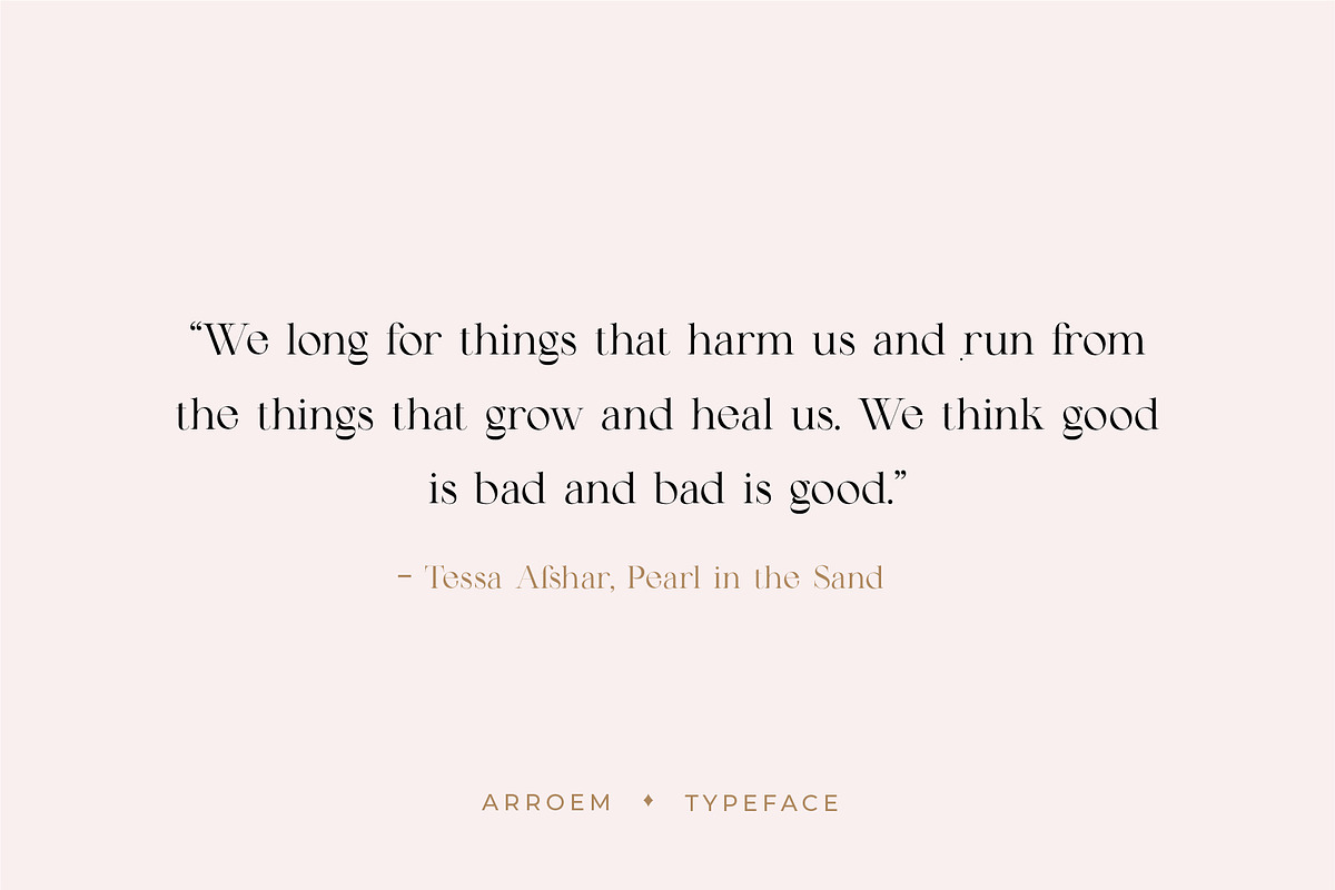 Arroem - Serif Display Font, a Serif Font by Vesvocrea (Photo 2 of 15)