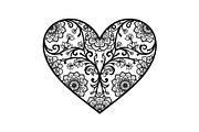 Ornamental Heart Silhouette Bundle, an Illustration by jahid234 (Thumbnail 23 of 31)