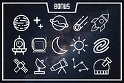 SPACELINE - Display Font, a Sans Serif Font by Randomtypesht (Thumbnail 3 of 6)