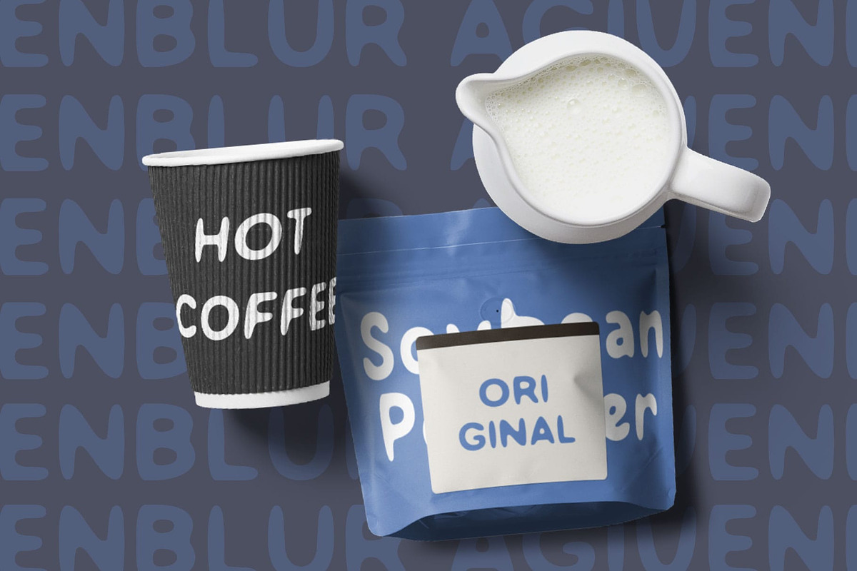 Agiven Blur, a Sans Serif Font by Craft Supply Co. (Photo 7 of 8)