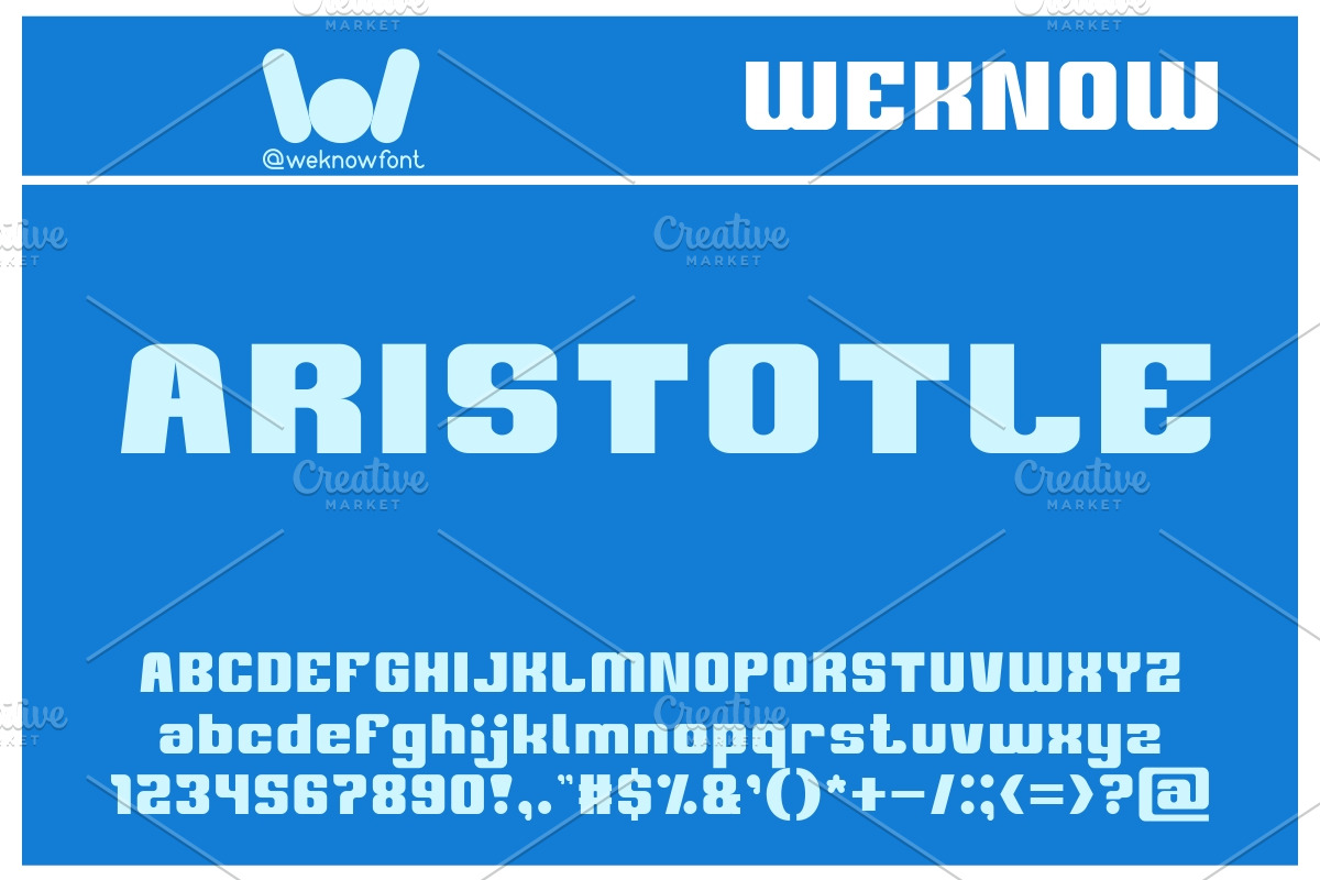 Philosophy font, a Sans Serif Font by weknow (Photo 3 of 5)