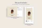 Luxury Aesthetic Instagram templates, a Social Media Template by LiliesandBerries (Thumbnail 9 of 17)