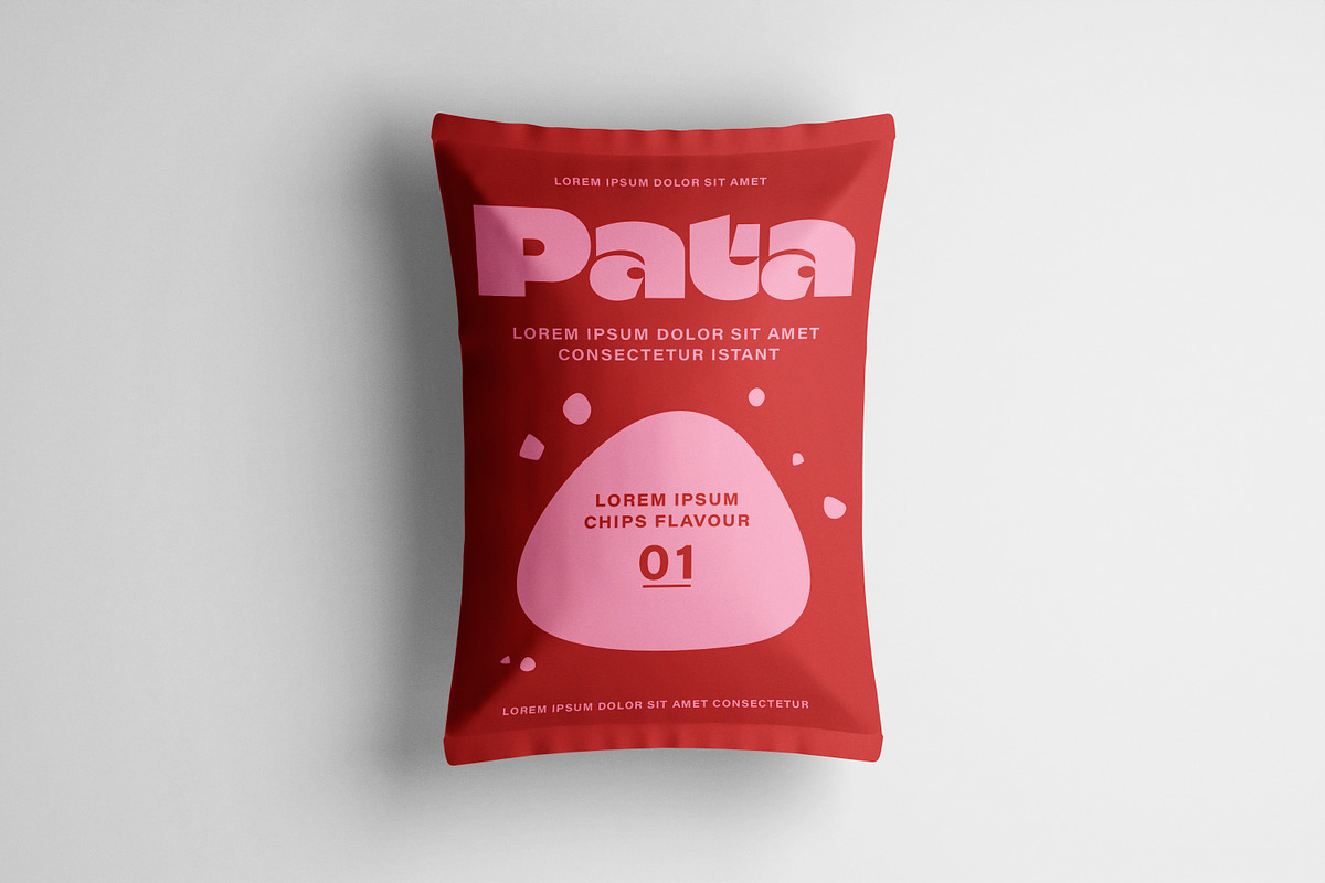 Snack / Chips Packaging Mockup, a Packaging Mockup by Catkie - Digital Art (Photo 4 of 8)