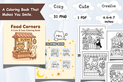 Food Corners Coloring pages – 31 PNG, an Animal Illustration by Smillyy Threads (Thumbnail 1 of 9)