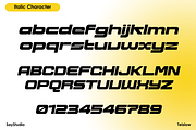 Teislow – Futuristic Typeface, a Sans Serif Font by Say Studio (Thumbnail 8 of 12)
