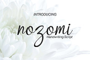 Nozomi | Handwriting Script Font, a Script Font by JprintStudio (Thumbnail 1 of 6)