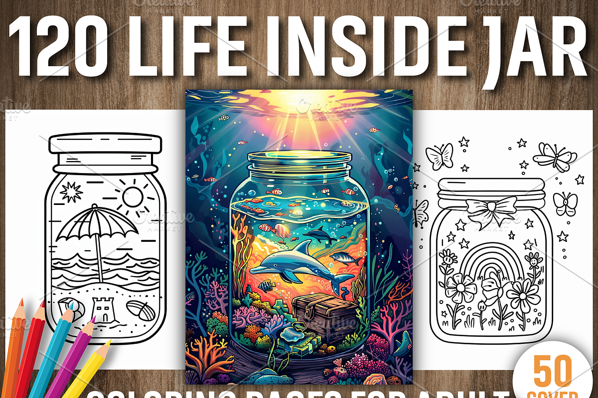 Life Inside Jar Printable Book, an Education Illustration by Design Station (Photo 1 of 5)