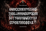 Daemon Sickness | Black Metal Font, a Blackletter Font by Denustudios (Thumbnail 11 of 12)