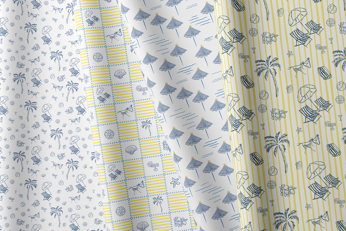 Limoncello - summer Amalfi patterns, a Pattern Graphic by Tani Kuzminka (Photo 20 of 24)