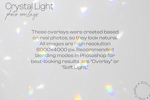 Crystal Light Photo Overlays.