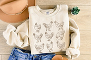Vintage Chicken Lover PNG, an Illustration by SharpMarketplace (Thumbnail 8 of 9)