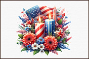 4th of July, Independence Day Clipar, an Illustration by Sublimation Artist (Thumbnail 3 of 6)